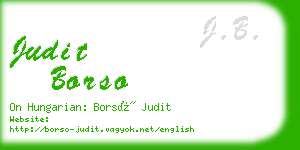 judit borso business card